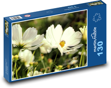 Kosmea - kvetina, záhrada Puzzle 130 dielikov - 28,7 x 20 cm 