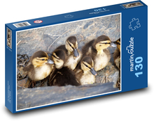 Kačičky - mláďatá, vtáky Puzzle 130 dielikov - 28,7 x 20 cm 