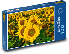 Slnečnica - leto, pole Puzzle 130 dielikov - 28,7 x 20 cm 