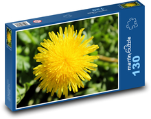 Pampeliška - žlutý květ, jaro Puzzle 130 dílků - 28,7 x 20 cm