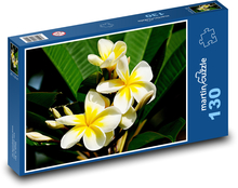 Plumérie - Blume, Strauch Puzzle 130 Teile - 28,7x20 cm