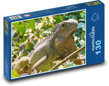 Leguan - Terrarium, Strand Puzzle 130 Teile - 28,7x20 cm