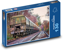 Wagon - kolej, pociąg Puzzle 130 elementów - 28,7x20 cm