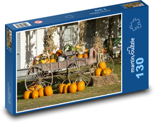 Dýně - dekorace, sklizeň Puzzle 130 dílků - 28,7 x 20 cm