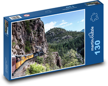 Train - rails, railways Puzzle 130 pieces - 28.7 x 20 cm 