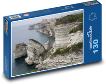 Korzika - útesy, more Puzzle 130 dielikov - 28,7 x 20 cm 