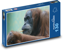 Orangutan - monkey, primate Puzzle 130 pieces - 28.7 x 20 cm 
