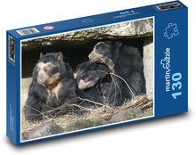 Brillenbär - Familie, Zoo Puzzle 130 Teile - 28,7x20 cm