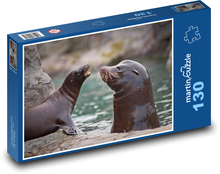 Seelöwe - Wassertier, Jungtier Puzzle 130 Teile - 28,7x20 cm