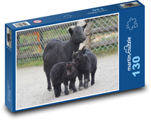 Zwergziege - Haustier Puzzle 130 Teile - 28,7x20 cm