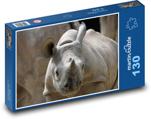 Nashorn - Jungtier, Zoo Puzzle 130 Teile - 28,7x20 cm