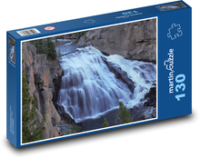 Wodospad - natura, woda Puzzle 130 elementów - 28,7x20 cm