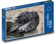 Holubica - vták, zviera Puzzle 130 dielikov - 28,7 x 20 cm 