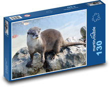 Otter – Säugetier, Tier Puzzle 130 Teile - 28,7x20 cm