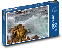 Ocean - waves, rocks Puzzle 130 pieces - 28.7 x 20 cm 