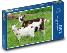 Goat - goat, lamb Puzzle 130 pieces - 28.7 x 20 cm 
