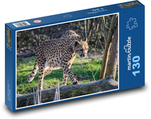 Gepard - příroda, zoo Puzzle 130 dílků - 28,7 x 20 cm