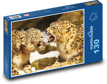 Leopard - cat, zoo Puzzle 130 pieces - 28.7 x 20 cm