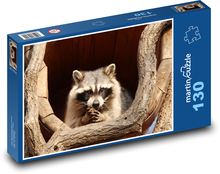 Mýval - cicavec, zviera Puzzle 130 dielikov - 28,7 x 20 cm 