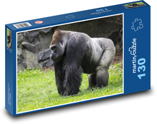 Gorilla - big monkey, animal Puzzle 130 pieces - 28.7 x 20 cm 