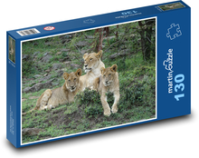 Lioness - lion, cat Puzzle 130 pieces - 28.7 x 20 cm 