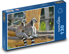 Lemur - monkey, animal Puzzle 130 pieces - 28.7 x 20 cm 