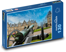 Cannon - castle, castle Puzzle 130 pieces - 28.7 x 20 cm 