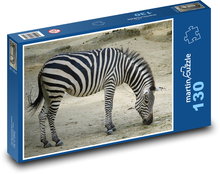 Zebra - Afryka, Safari Puzzle 130 elementów - 28,7x20 cm