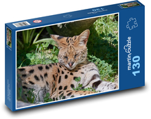 Wildcat - lynx, Africa Puzzle 130 pieces - 28.7 x 20 cm 