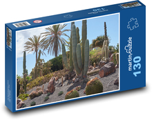 Kaktusy - poušť, rostliny Puzzle 130 dílků - 28,7 x 20 cm