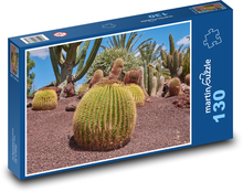 Kaktus - sukulenty, púšť Puzzle 130 dielikov - 28,7 x 20 cm 