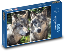 Wölfe - Bestien, Tiere Puzzle 130 Teile - 28,7x20 cm