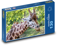 Giraffe - Kopf, Hals Puzzle 130 Teile - 28,7x20 cm