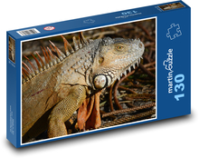 Iguana - reptile, animal Puzzle 130 pieces - 28.7 x 20 cm 