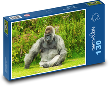 Gorila - zvíře, příroda Puzzle 130 dílků - 28,7 x 20 cm