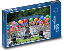 Korea - Tempel, Fest Puzzle 130 Teile - 28,7x20 cm