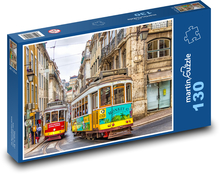 Portugal - Lisbon, trams Puzzle 130 pieces - 28.7 x 20 cm 