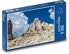 Itálie - horská bouda Rifugio Puzzle 130 dílků - 28,7 x 20 cm