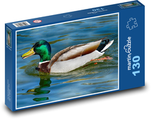 Wild duck - duck, aquatic animal Puzzle 130 pieces - 28.7 x 20 cm 