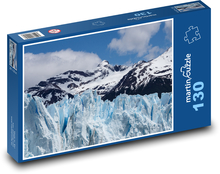 Mountain - glacier, winter Puzzle 130 pieces - 28.7 x 20 cm 