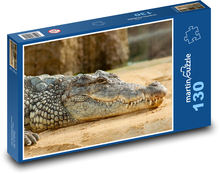 Krokodíl nilský - zviera, zoo Puzzle 130 dielikov - 28,7 x 20 cm 