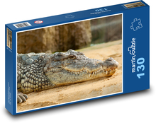 Nilkrokodil - Tier, Zoo Puzzle 130 Teile - 28,7x20 cm