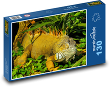 Iguana - reptile, animal Puzzle 130 pieces - 28.7 x 20 cm