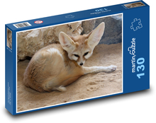 Pouštní liška - divoká zvěř, zoo Puzzle 130 dílků - 28,7 x 20 cm
