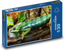 Chameleón - plaz, jašterica Puzzle 130 dielikov - 28,7 x 20 cm 