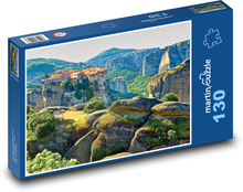 Kláštor - kopce, skaly Puzzle 130 dielikov - 28,7 x 20 cm 