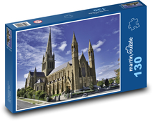 Katedrála Bendigo - křesťanství, architektura Puzzle 130 dílků - 28,7 x 20 cm