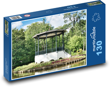 Gazebo - Park, Garten Puzzle 130 Teile - 28,7x20 cm