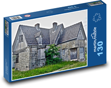 Abandoned house - ruins, historical Puzzle 130 pieces - 28.7 x 20 cm 