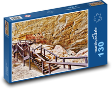 Stairs in the rock - staircase, cave Puzzle 130 pieces - 28.7 x 20 cm 